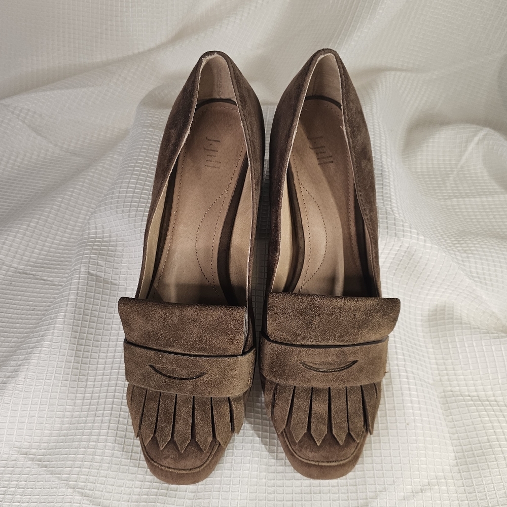 *EUC* J Jill Brown Suede Loafer